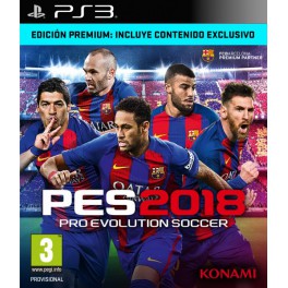 Pro Evolution Soccer 2018 - PS3